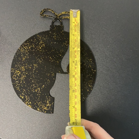 Candle black and gold Christmas holiday decor decorations pour Noël noir et or - Picture 7 of 7